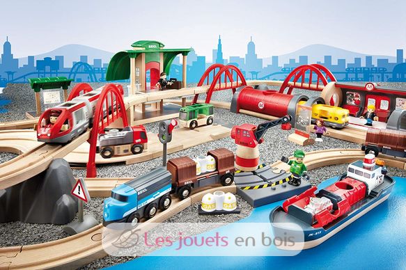 Le circuit de train de montagne en bois, Tender Leaf Toys, Jouets et  peluches, Enfants