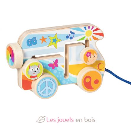 Véhicule à tirer, Van GK54839 Goki 4