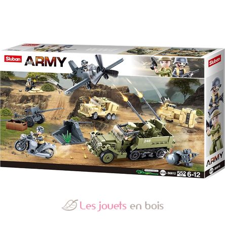 Army WWII - La bataille 552 pièces SL-M38-B0812 Sluban 1