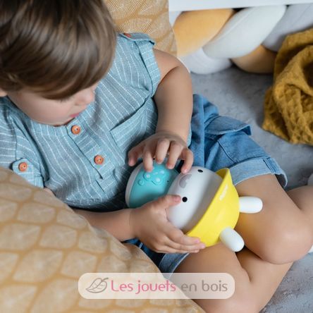 Veilleuse musicale Baby Bunny Bleu A-BBBLEU Alilo 3