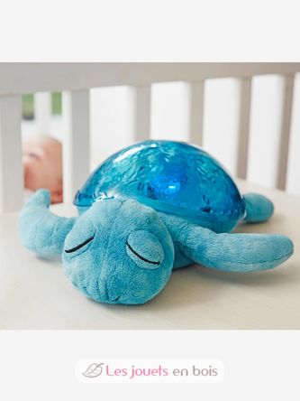 Veilleuse Tranquil Turtle Bleu Aqua, un projecteur de fonds sous