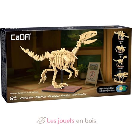 Squelette de Vélociraptor 256 pièces C59014W CaDA 3