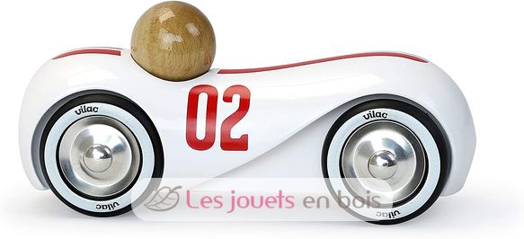 Voiture Streamline vintage blanche V2285W Vilac 3