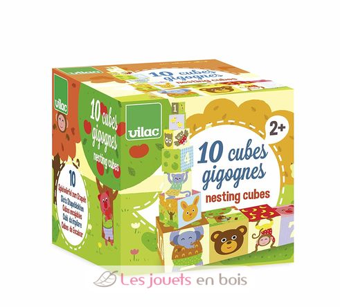 Cubes Gigognes Animaux V4600 Vilac 1