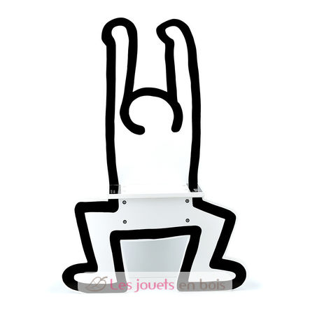 Chaise Keith Haring Blanche V9220 Vilac 3