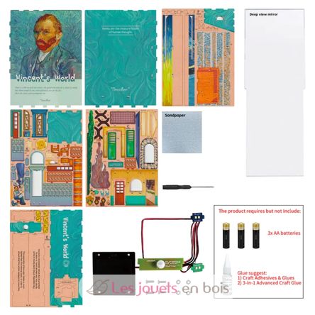 Book Nook Le monde de Vincent T-TQ113 Tonecheer 10