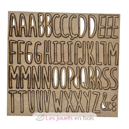 Plaque décorative personnalisable - Etoiles blanc VI-PL48 Vintiun 2