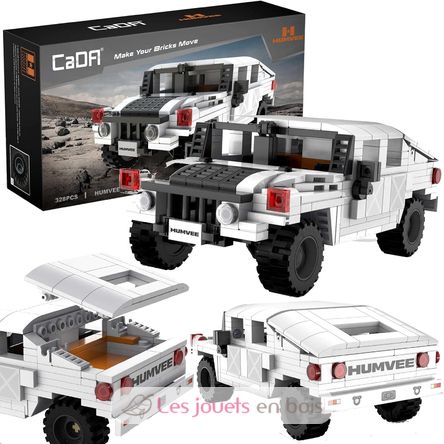 Voiture Humvee tout-terrain 328 pièces C55022W CaDA 2