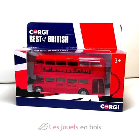 Bus Londonien Routemaster RML2757 1956 NO-CRG-GS82328 Norev 4