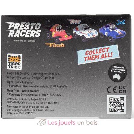 Voiture Presto Racers Ace blanc TT5-0630 Tiger Tribe 5