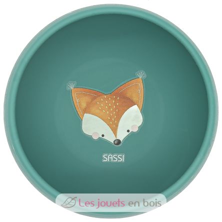 Bol en silicone Crunchy le renard SJ-SI1686 Sassi Junior 1