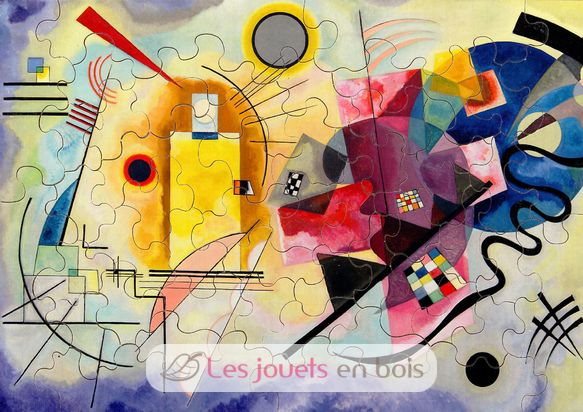 Jaune Rouge Bleu de Kandinsky K066-50 Puzzle Michèle Wilson 1