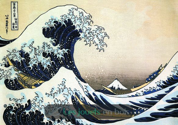 La vague de Hokusai K448-24 Puzzle Michèle Wilson 1