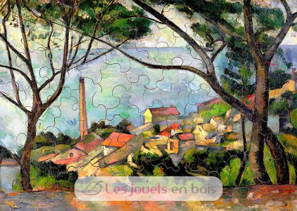 Vue sur l'Estaque de Paul Cézanne K531-50 Puzzle Michèle Wilson 1