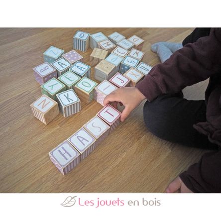 Cubes en bois Alphabet JAB-W7164 JaBaDaBaDo 4