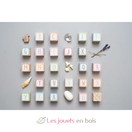 Cubes en bois Alphabet JAB-W7164 JaBaDaBaDo 5