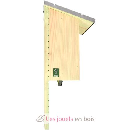 Nichoir Chauve Souris en Bois Maisons en Bois pour Chauve-Souris Grand Abri  pour Chauve-Souris avec Toit, Grande Boîte À Chauves-Souris Lourde,  Quartiers D'été et d'hiver Boulonnés Résistant : : Jardin