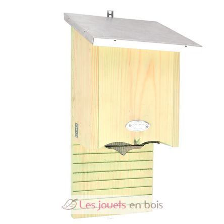 Nichoir Chauve Souris en Bois Maisons en Bois pour Chauve-Souris Grand Abri  pour Chauve-Souris avec Toit, Grande Boîte À Chauves-Souris Lourde,  Quartiers D'été et d'hiver Boulonnés Résistant : : Jardin