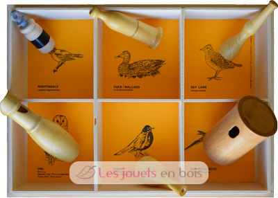 Coffret 6 appeaux - Oiseaux d'Amérique - Quelle est Belle Company