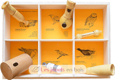 Appeaux - 6 nids Oiseaux d'Europe QBC-6nids-oiseaux d'europe Quelle est Belle Company 1