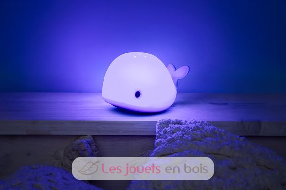 Veilleuse Baleine bleue avec télécommande LL-WHABLUER Little L 4