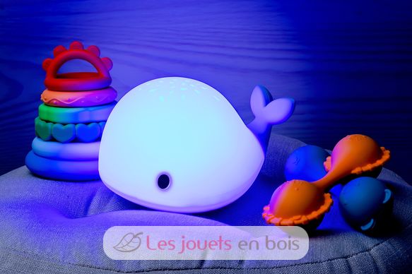 Veilleuse Baleine bleue avec télécommande LL-WHABLUER Little L 3