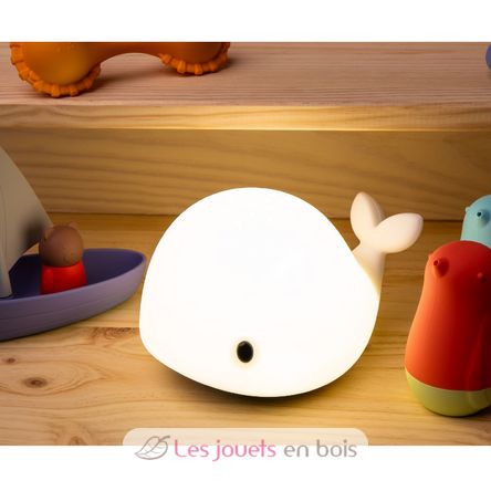 Veilleuse Baleine blanche avec télécommande LL-WHAWHITER Little L 5