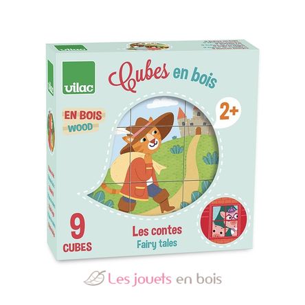 Cubes en bois - Les contes V2407 Vilac 3