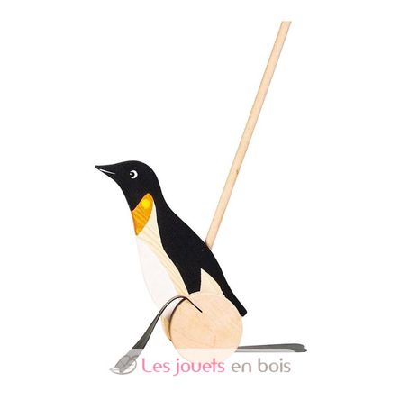 Pingouin à pousser en bois GK-WP005 Goki 1