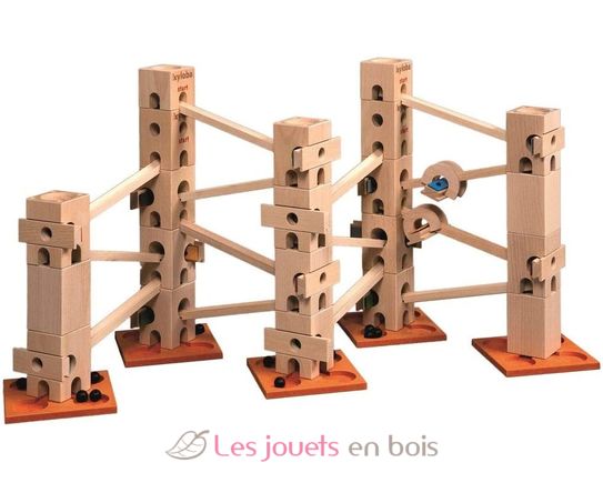 Circuit à Billes en Bois - Descente Verticale