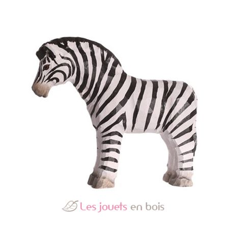 Figurine Zébre en bois WU-40452 Wudimals 1