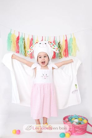 Serviette de bain enfant - lapin bella ZOO-122-001-001 Zoocchini 6