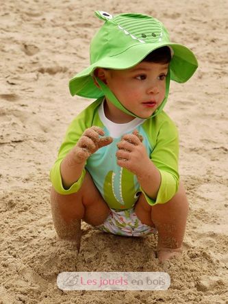 Maillot et Chapeau Crocodile (12-24M) EFK-122-010-021 Zoocchini 4