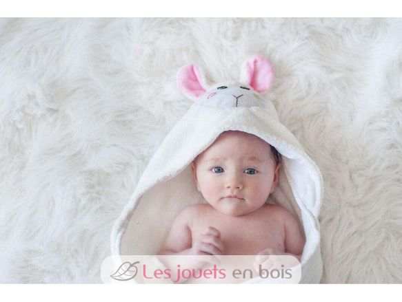 Lola l'agneau - Cape de bain ZOO-122-000-003 Zoocchini 2