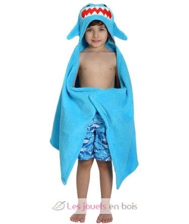 Serviette de bain enfant - Sherman le requin ZOO-122-001-009 Zoocchini 1