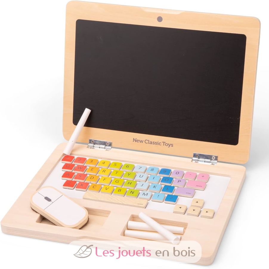 Mon premier ordinateur portable - New Classic Toys - Jouets en bois