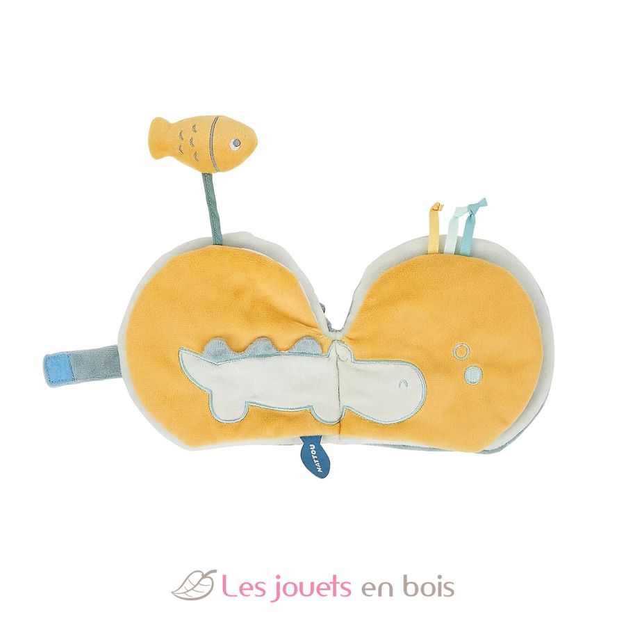 Nattou Doudou Plat Sally Baleine - Nattou pas cher