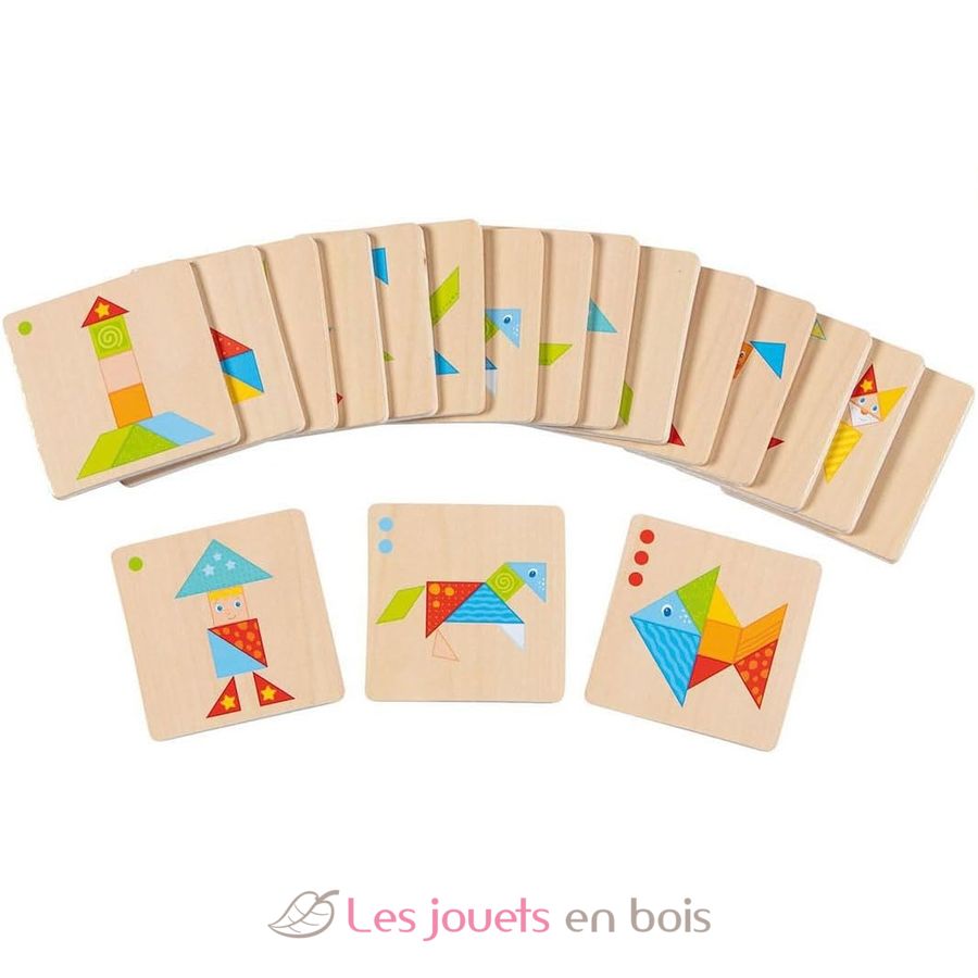 Tangram en bois adulte - Nature & Découvertes
