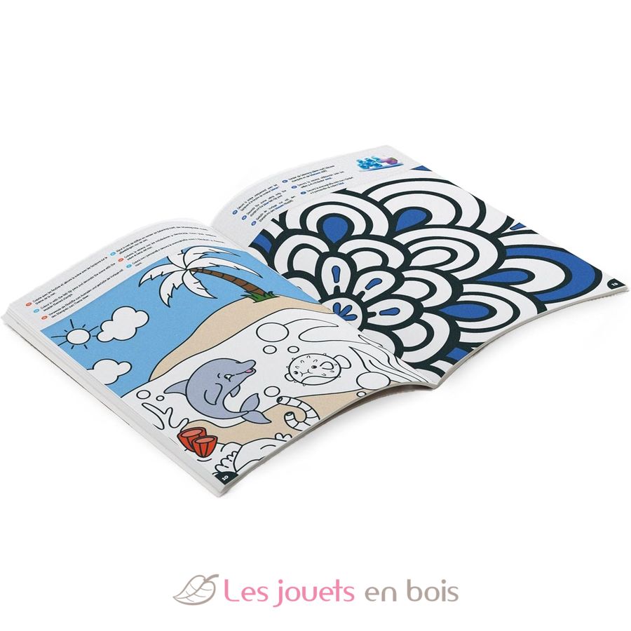 Kit créatif - BUKI FRANCE - Tampons - 46 tampons - Livret d'activités 20 pages - 3 à 6 ans - Jeux - Jouets