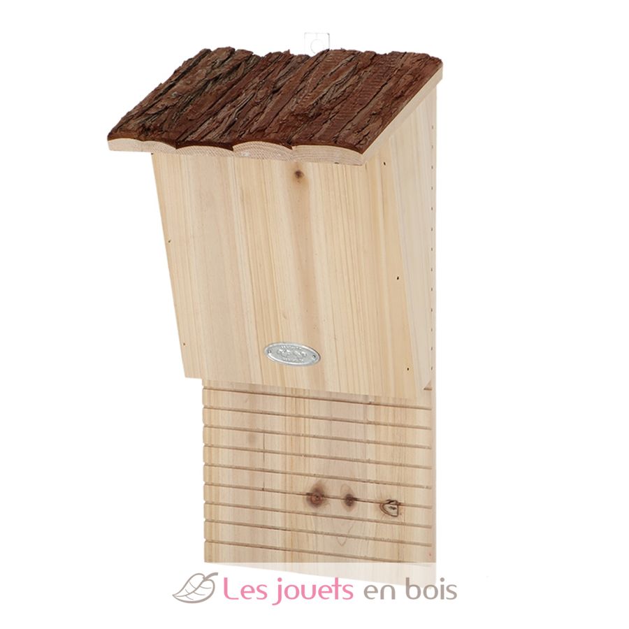 Nichoir chauve souris avec toit en écorce Nichoir en bois Esschert — free download