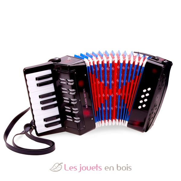 Jouet Ancien Accordéon Rhapsody - En Plastique, Instrument De Musique Vintage