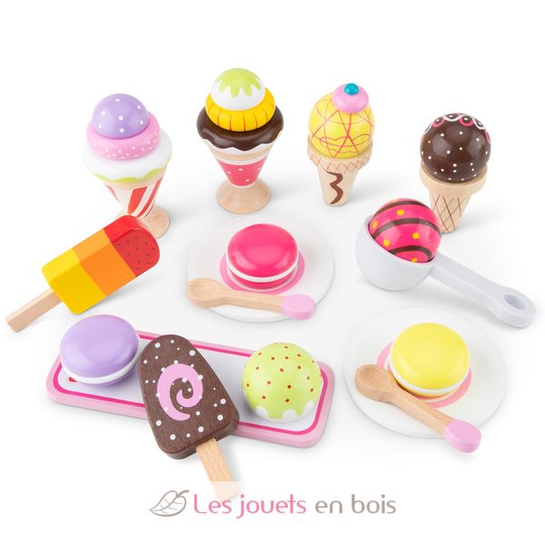 New Classic Toys – Marchande De Glaces – Jeu D’Imitation Éducatif Avec Aimants, Dès 3 Ans