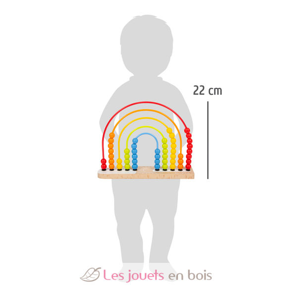 Circuit De Motricité Raton Laveur Small Foot 11764 – 8 Boules Colorées Et 2 Boucles Métal, Dès 12 Mois, Compact Et Nomade