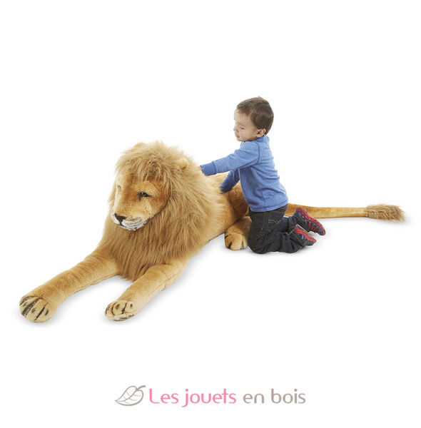 Peluche lion Rex 80 cm  Peluches et doudous en ligne sur