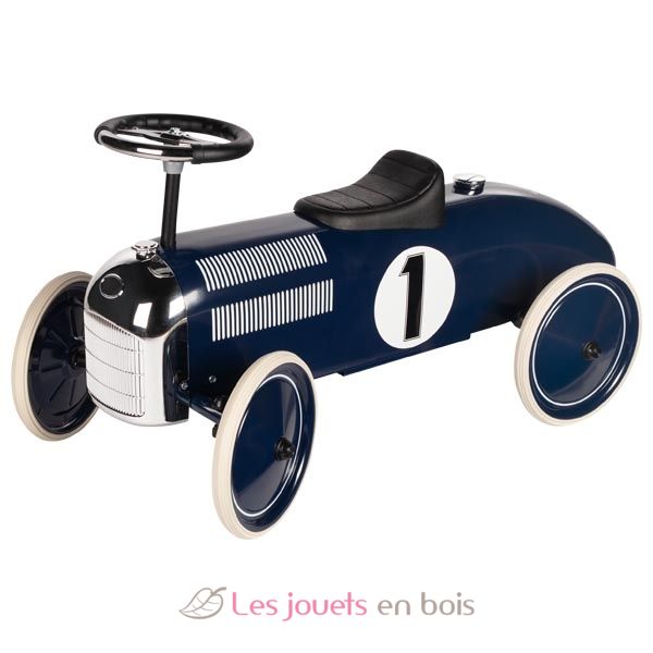 Voiture Porteur Enfant GOKI Bleu Ciel - Neuf En Métal à Pousser