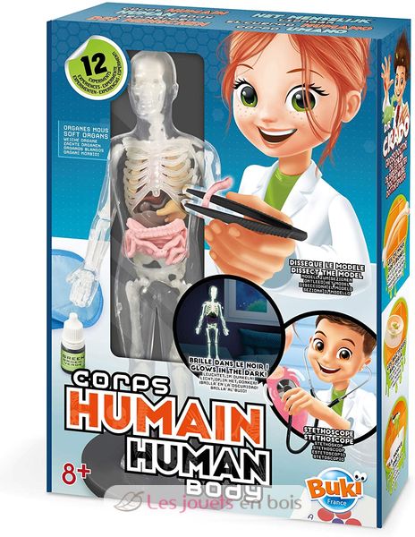 CLEMENTONI Reconstitue le corps humain - Jeu de sciences et d'expérience - Achat & prix