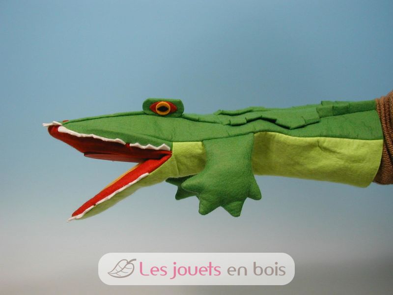 The Puppet Company – Marionnette Crocodile En Tissu Doux, Amis De Voyage, Pour Histoires Et Jeux Dès 12 Mois