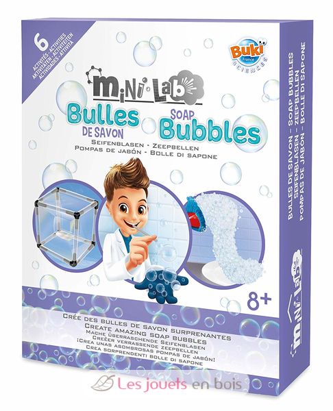 Mini Lab Bulles de savon - Buki France 3012 - Jeu éducatif scientifique  pour enfant