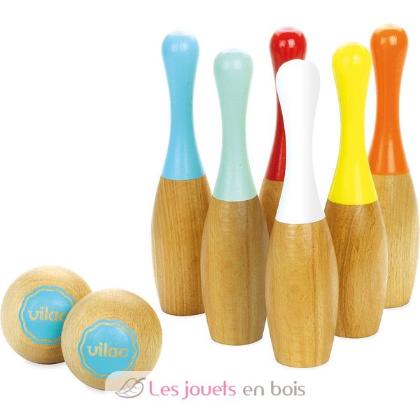 Jeu De Quilles Bowling Intérieur Mini – 10 Quilles + 2 Boules Plastique, Parfait Pour Enfants Et Famille