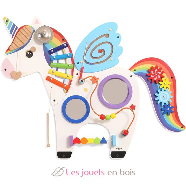 Test : tableau d'activités mural ROBUD Montessori 12 en 1
